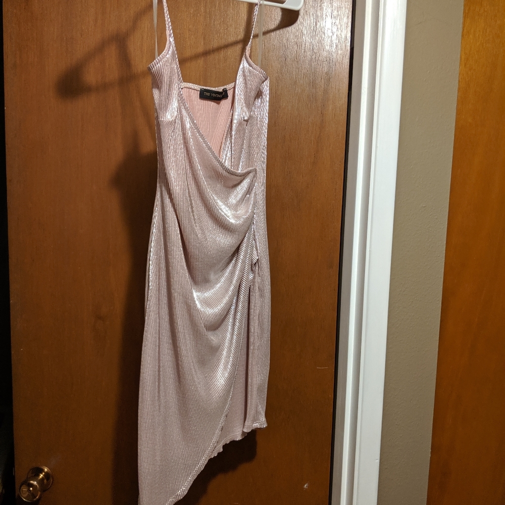 Rose gold dress NWOT